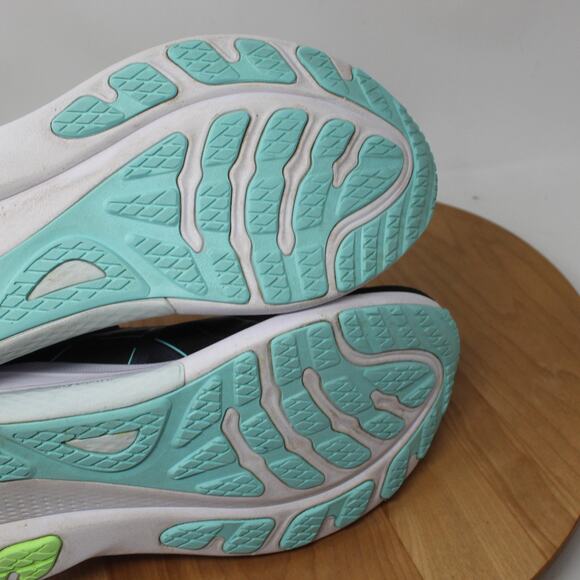 Asics Shoes Womens 10 Gel Kayano 30 Running Sneakers Black Teal Gym Athleisure - Picture 7 of 10